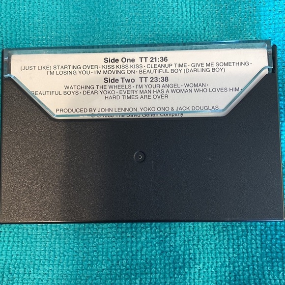 John Lennon & Yoko Ono Vintage Cassette Tape - Picture 3 of 5